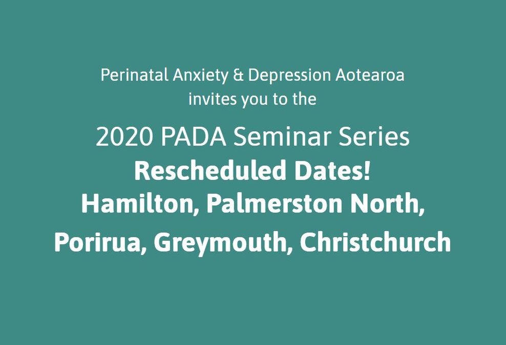 Save the date PADA 2020 Seminar Series