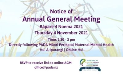 Notice of AGM 2021