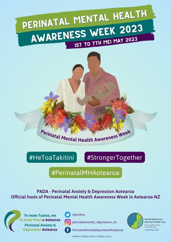 Perinatal Mental Health Awareness Week PADA Perinatal Anxiety & Depression Aotearoa