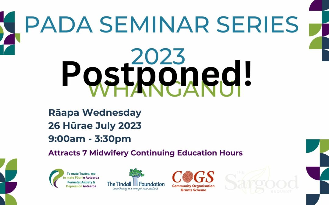 PADA Seminar Series- Whanganui – 26 Hūrae July 2023